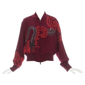 Gucci by Tom Ford Silk Dragon Bomber